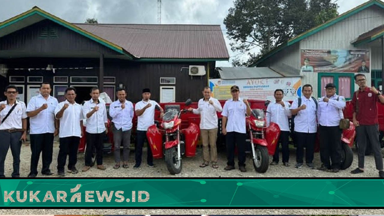 10 Desa di Kota Bangun Darat Terima Armada Pengangkut Sampah