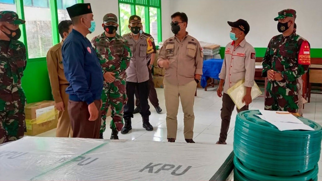 Sunggono Tinjau Persiapan Pilkada Tahun 2020