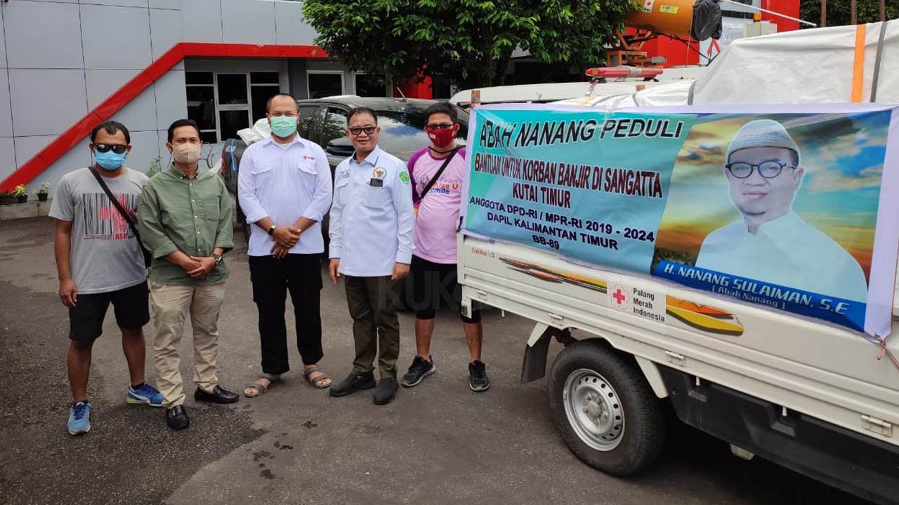 Abah Nanang Kirim Bantuan untuk Korban Banjir Sangatta 