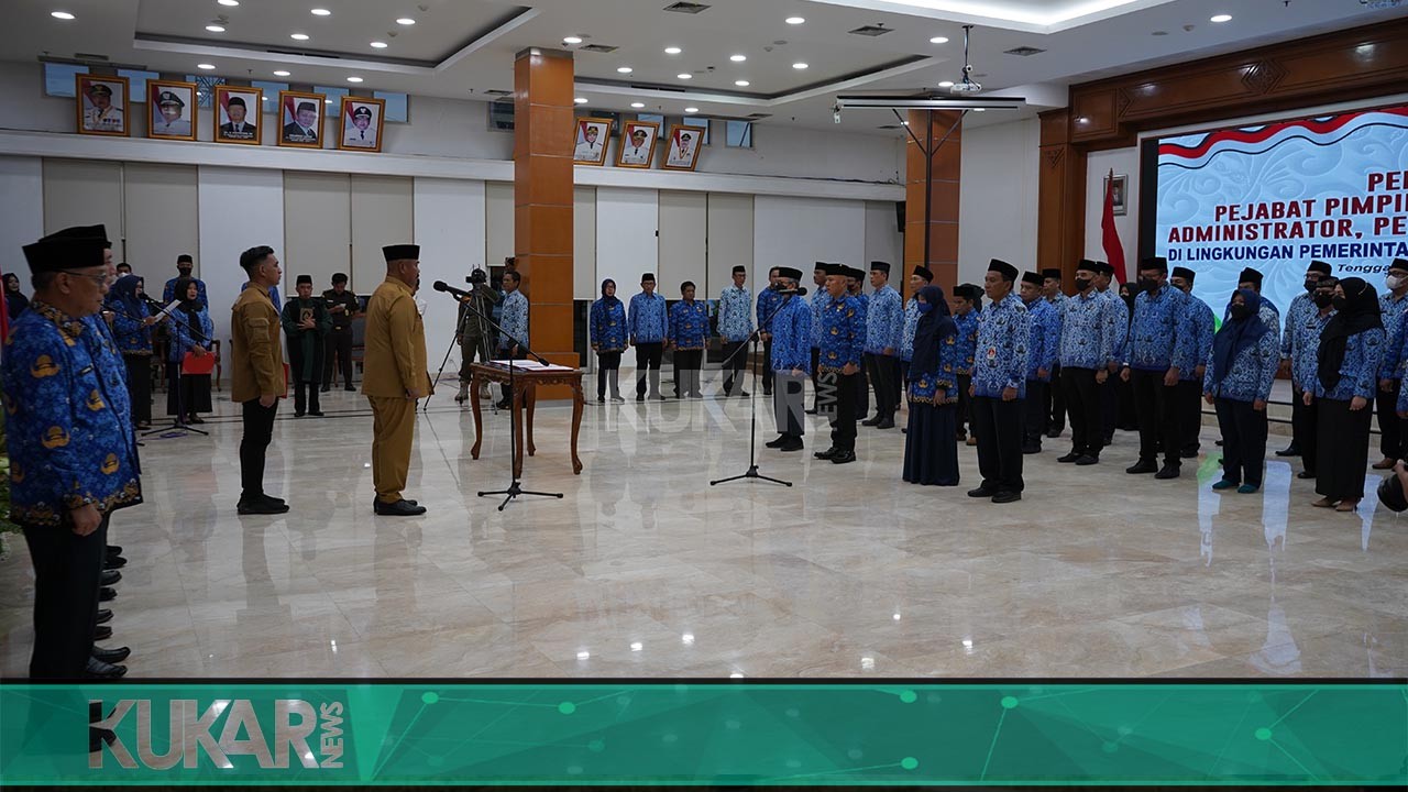 Bupati Kukar Edi Damansyah Lantik 32 Pejabat