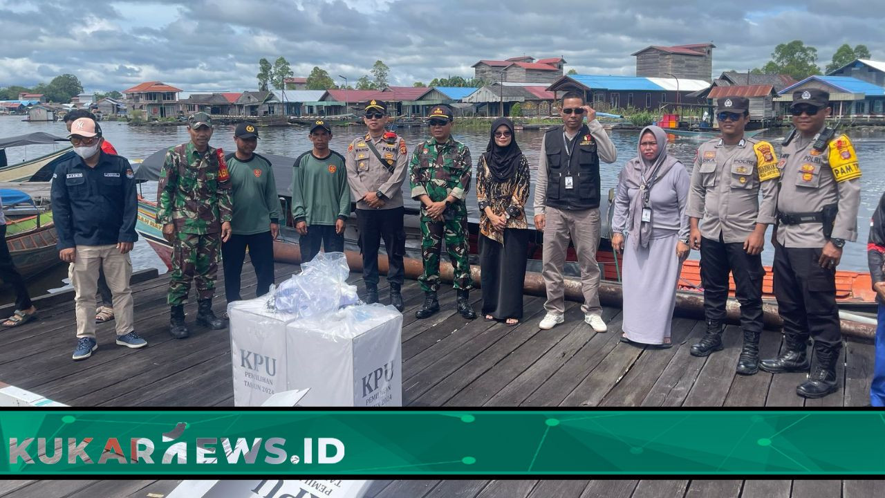 Polres Kukar Lakukan Pengawalan Pendistribusian Logistik PSU Pilkada