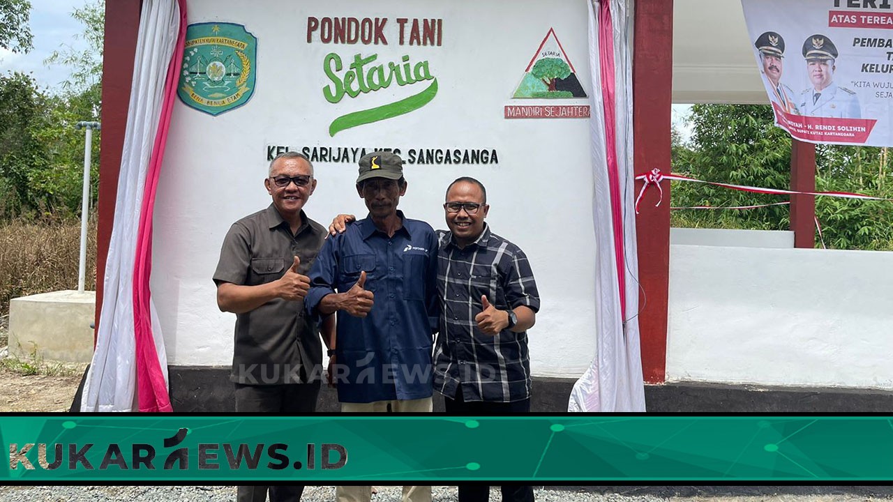 DPC PDI-Perjuangan Kukar Wujudkan Pembangunan Padepokan Poktan Setaria 