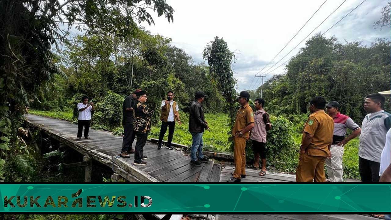 Dinas PU Kukar Bangun Jalan Jembatan di Desa Rebaq Rinding Secara Bertahap