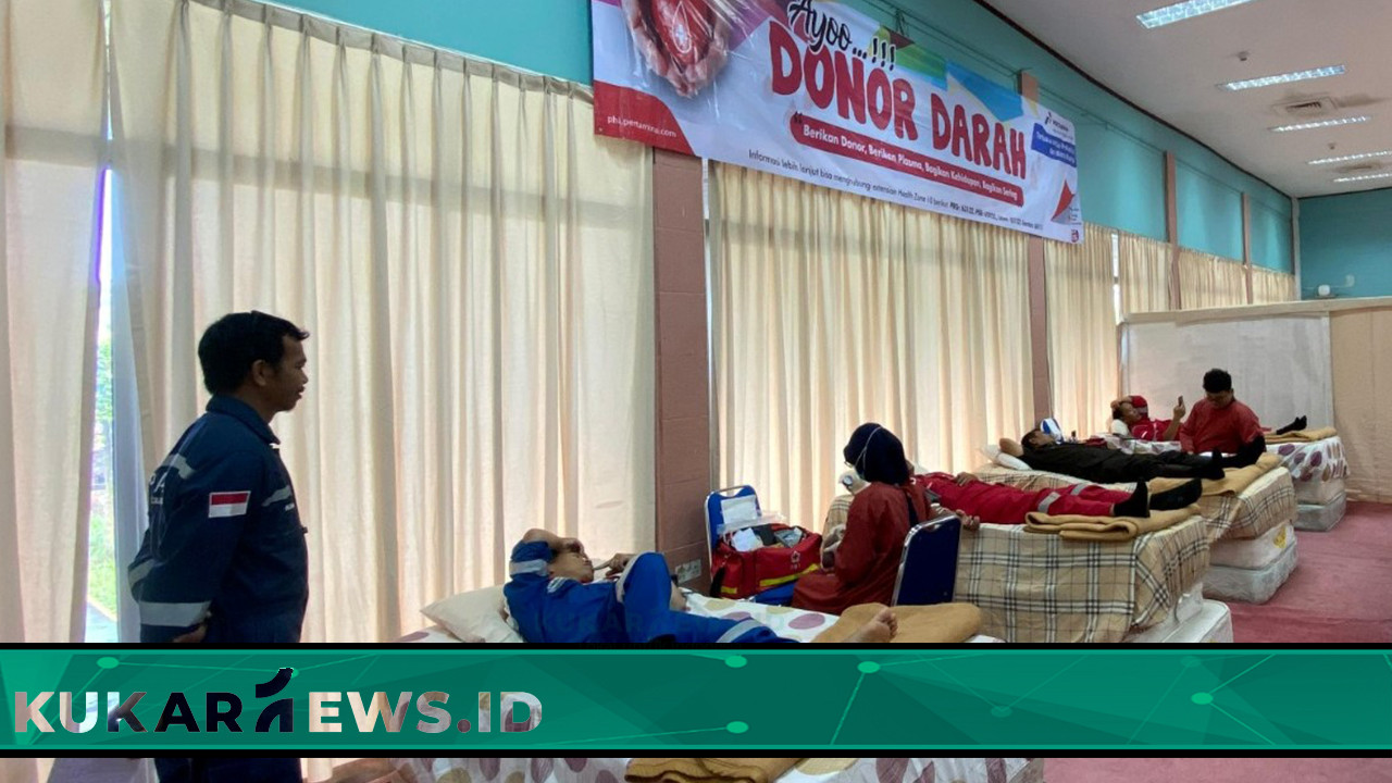 Dorong Kepedulian dan Kesehatan, PT Pertamina Hulu Kalimantan Timur Gelar Kegiatan Donor Darah