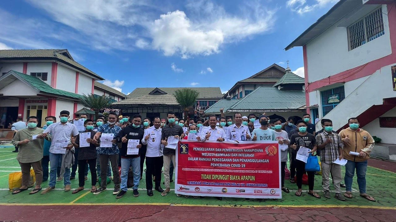 Hingga Juli 2022, Sebanyak 147 Lapas Tenggarong Dapat Asimilasi di Rumah
