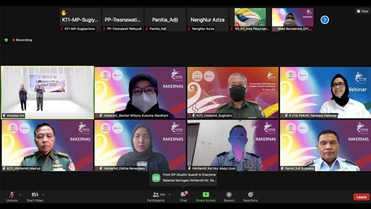 IAI Lantik Perhimpunan Farmasi Militer dan Perhimpunan Saintis Farmasi Indonesia