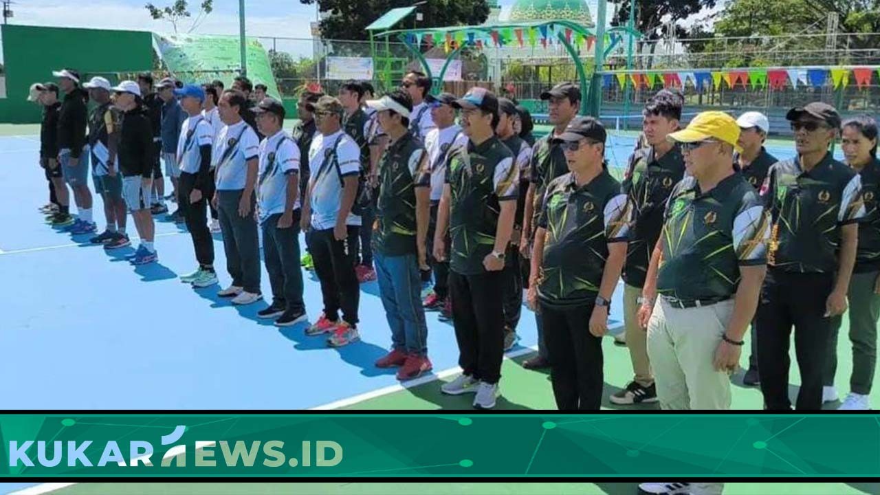 Kejuaraan Tenis Terbuka Piala Bupati Kutim se-Kaltimtara Resmi Dibuka