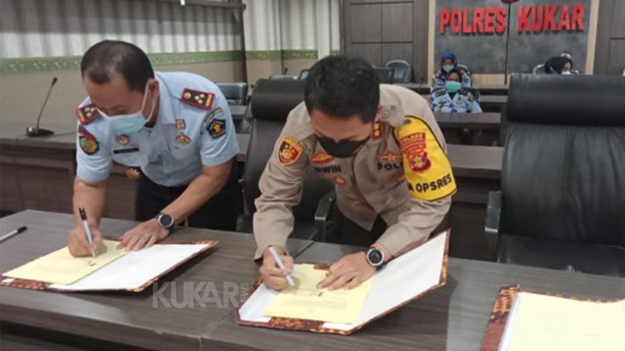 Lapas Tenggarong dan Polres Kukar Bersinergi Berantas Narkoba