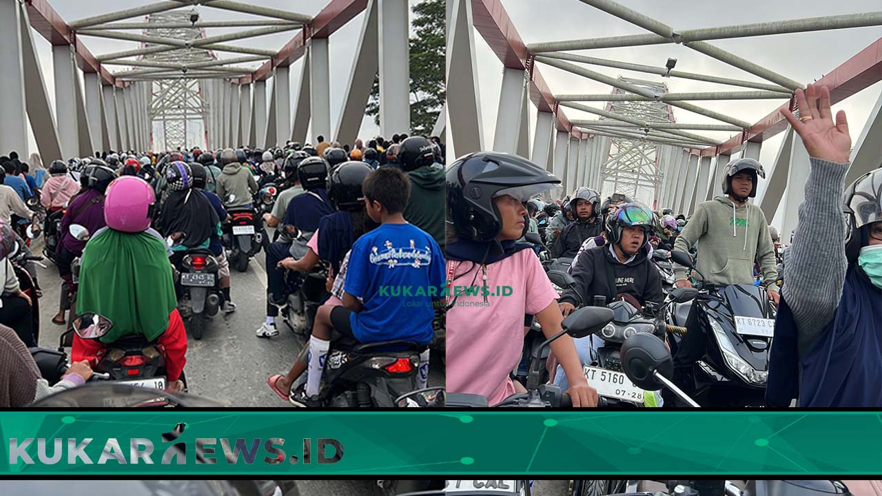 Antrian Panjang Jembatan Kartanegara, Mobilitas Warga Terganggu
