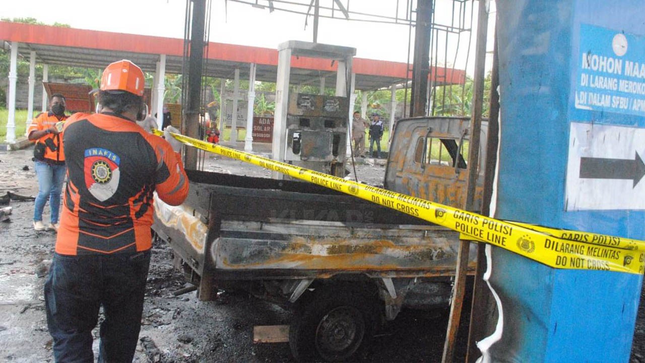 Pasca Terbakarnya SPBU di Palaran, Puslabfor Mabes Polri Akan Didatangkan