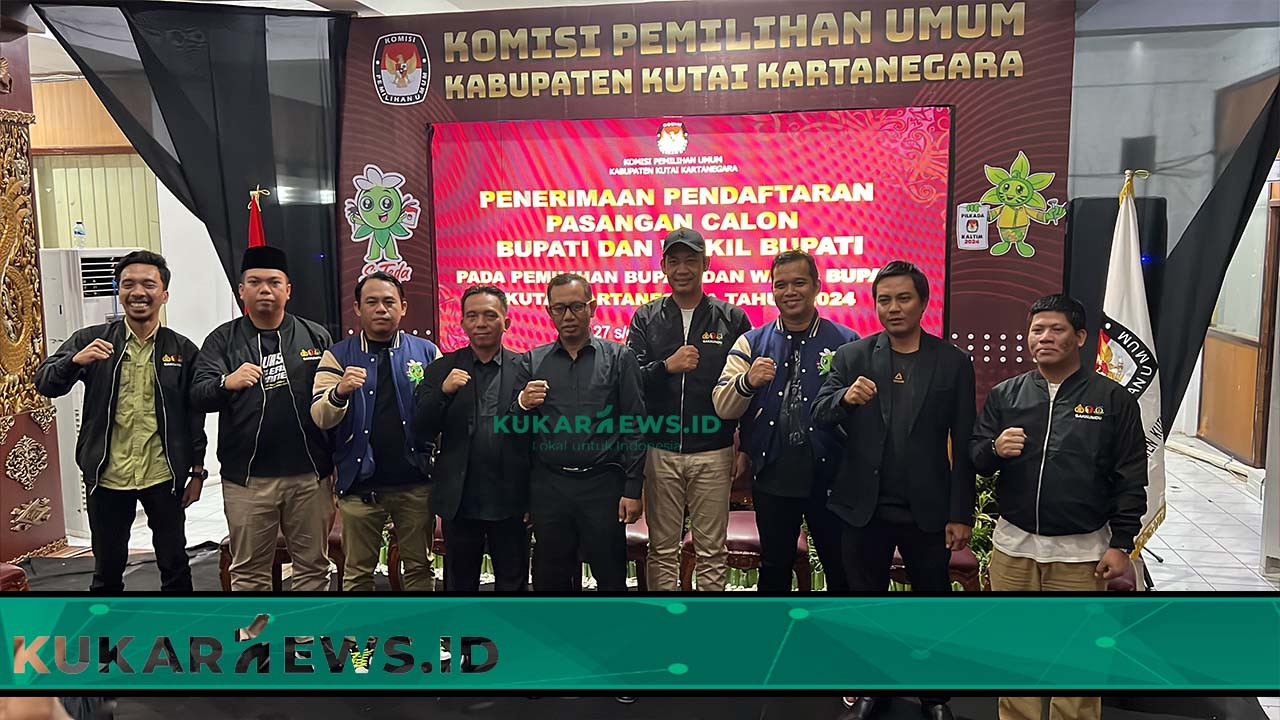 Resmi Ditutup, KPU Kukar Terima Tiga Bapaslon Pada Pilkada Kukar