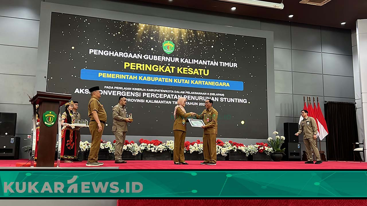 Kukar Raih Peringkat Terbaik 1 Kinerja Aksi Konvergensi Percepatan Penurunan Stunting