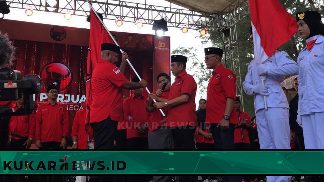 Pengurus DPC PDI Perjuangan Kukar Dilantik, Edi Targetkan Kursi Terbanyak di DPRD Kutai Kartanegara