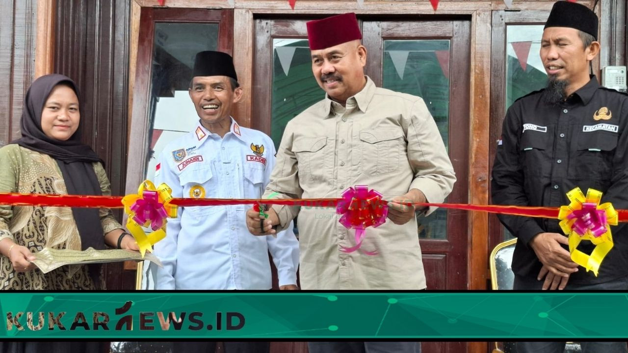 Bupati Kukar Resmikan Gedung Puskesmas Pembantu di Desa Genting Tanah Dukung Penanganan Stunting