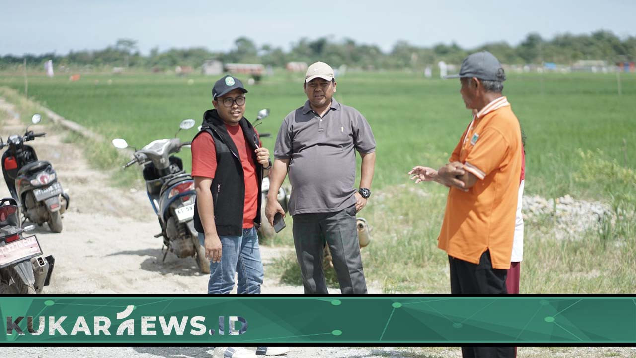 Rahmat Dermawan Tinjau Langsung Realisasi Jalan Usaha Tani Beringin Agung