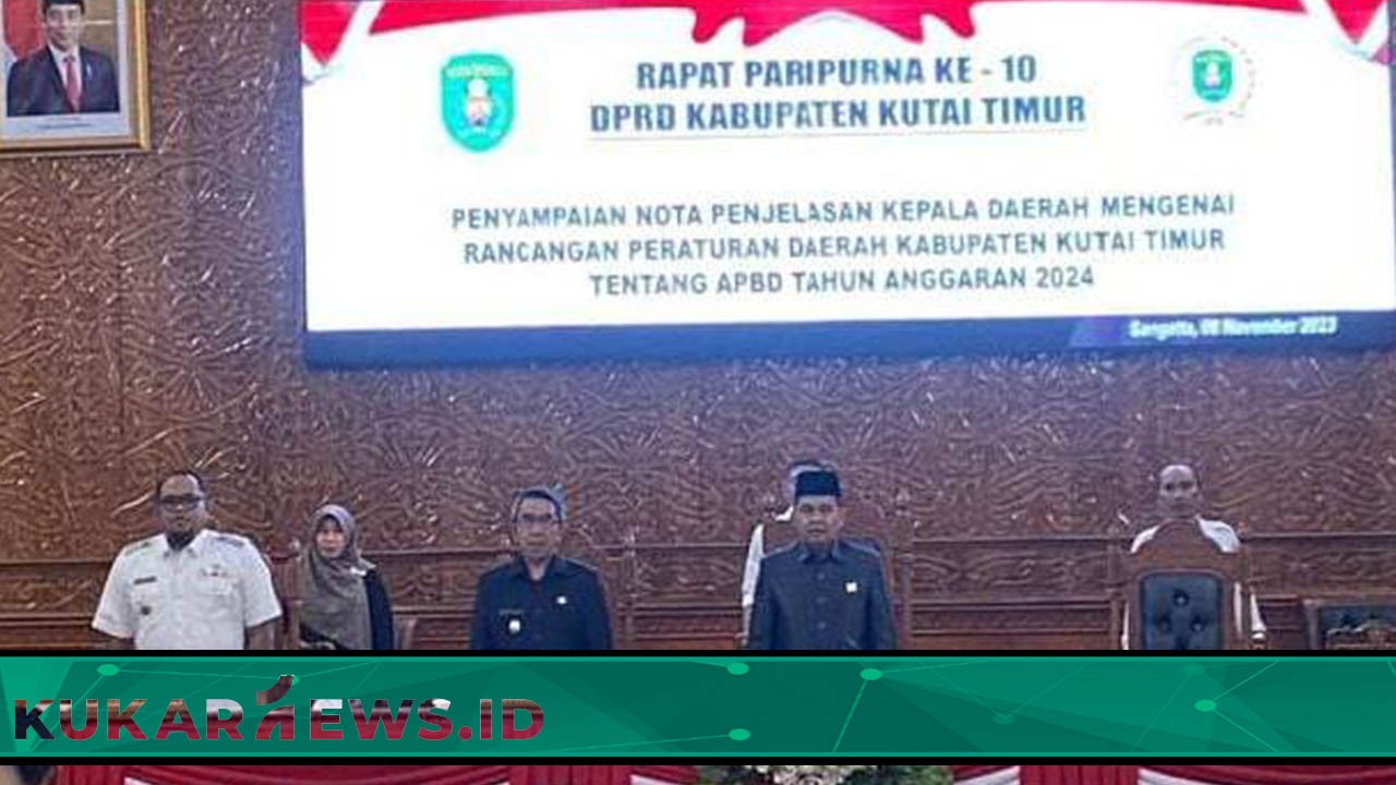 Sidang Paripurna Ke-10 DPRD Kutim Terkait Raperda APBD Tahun Anggaran 2024