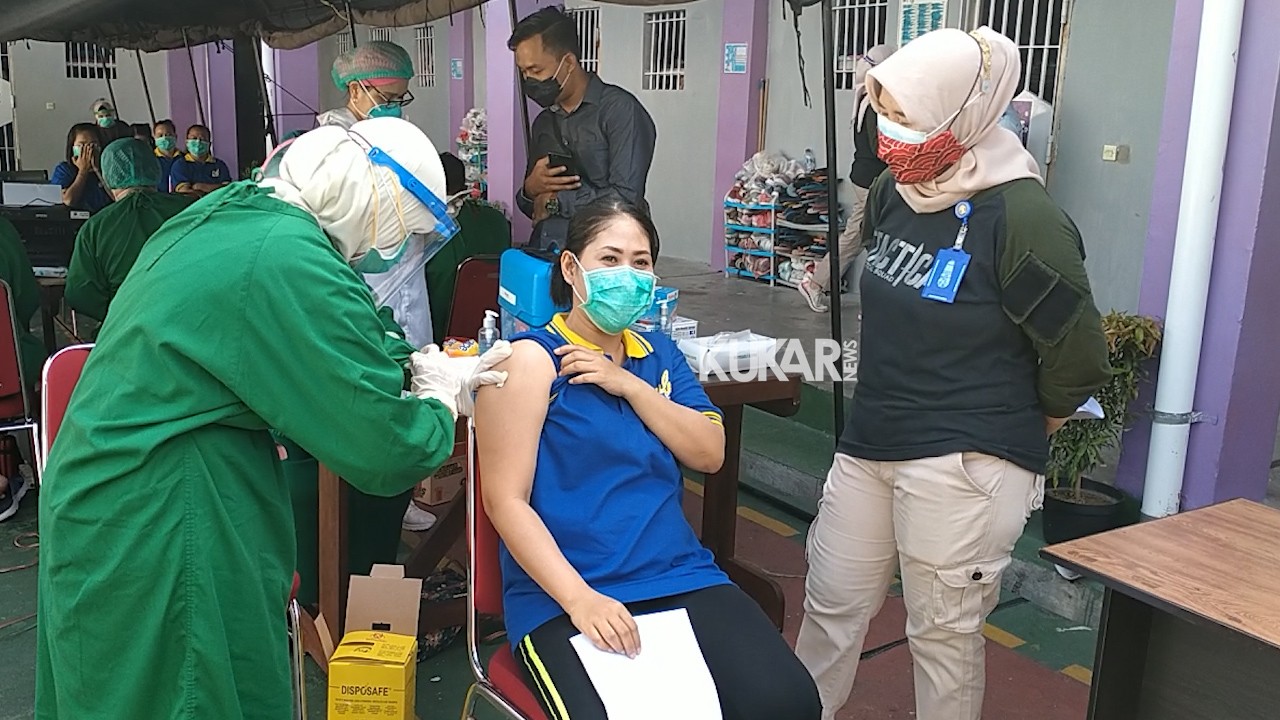 Vaksinasi Tahap Kedua di Lapas Perempuan Berjalan Lancar