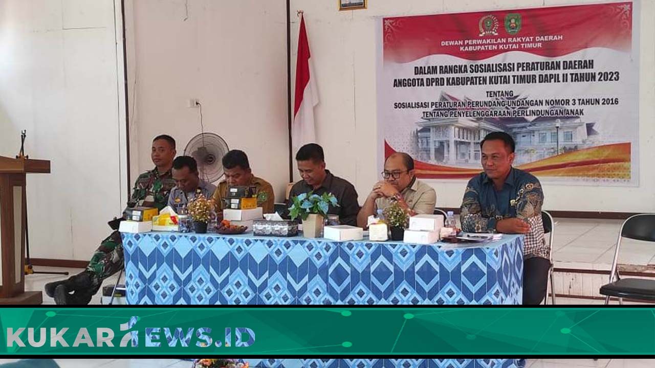Wilayah Dapil 2 Kutim Jadi Agenda DPRD Kutim Sosialisasi Perda Perlindungan Anak