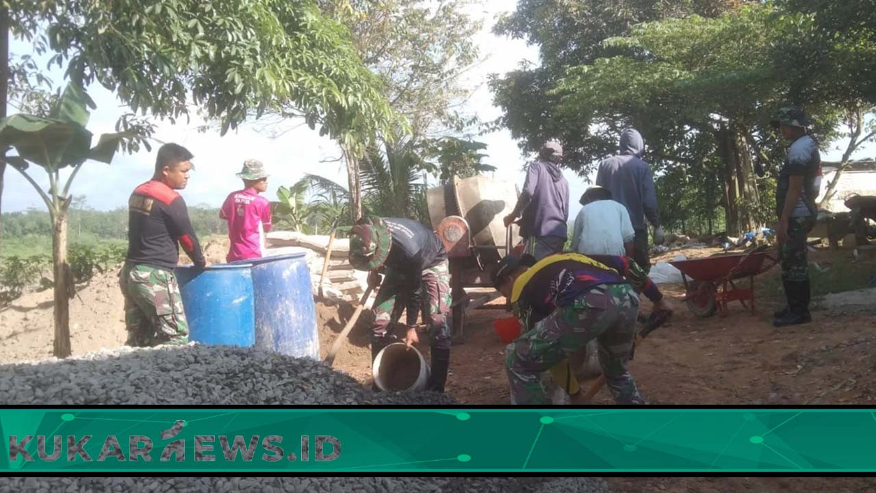 Pembangunan Jalan Dusun Budi Daya Masuk Tahap Pengecoran