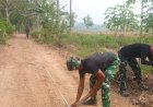 Satgas TMMD 130 Ukur Ulang Jalan Usaha Tani di Jembayan Tengah, Pastikan Spesifikasi Tepat