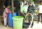 Rapi Mengantre, Satgas TMMD 130 Pasok Air Bersih untuk Warga Loa Kulu
