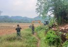 Percepat Akses Pertanian Poktan Rapak Etam, Satgas TMMD 130 Alat Berat Ratakan Segmen 4