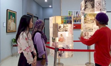Pameran Tunggal Cadio Tarompo Disambut Ratusan Pengunjung, Angkat Jejak 55 Tahun dalam Karya