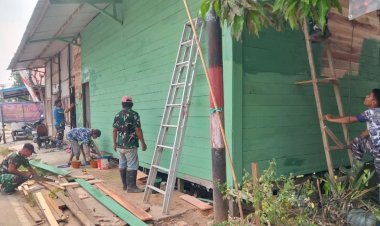 Sentuhan TMMD 130, Rumah Ibu Masna Segera Layak Huni