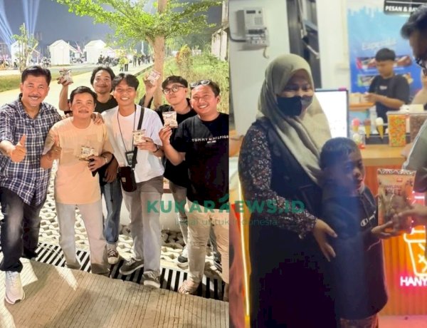 Meriahkan Hari Koperasi dan UMKM Nasional, PPKN Kukar Bagi-Bagi Amplang Balet di Arbizz Space