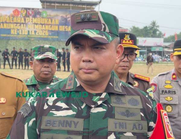 Kodim 0906 Kukar Masukkan Edukasi Stunting dalam Program TMMD ke 130