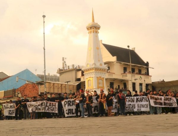 Mahasiswa Kalimantan Membara Gelar Aksi di Yogyakarta, Desak Karhutla Jadi Bencana Nasional