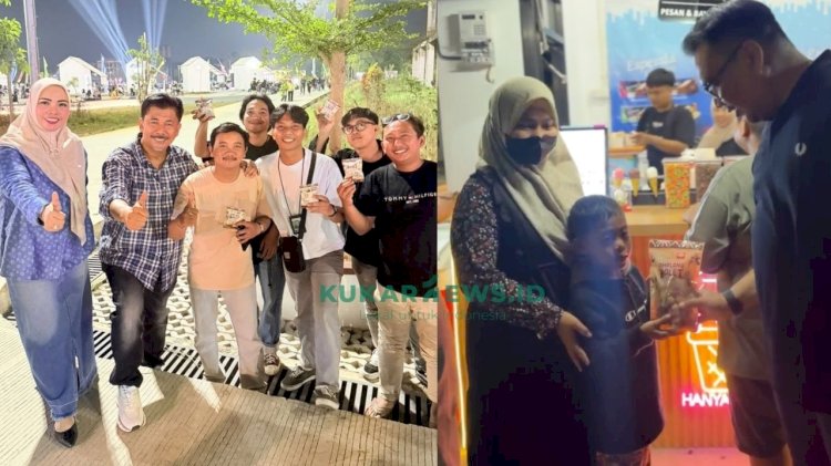 Meriahkan Hari Koperasi dan UMKM Nasional, PPKN Kukar Bagi-Bagi Amplang Balet di Arbizz Space