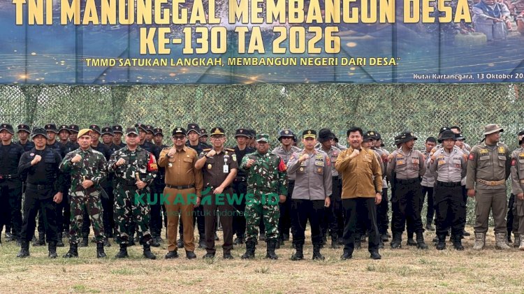 Sinergi Pemkab Kukar dan TNI Percepat Pembangunan Desa Jembayan Tengah Melalui TMMD ke 130