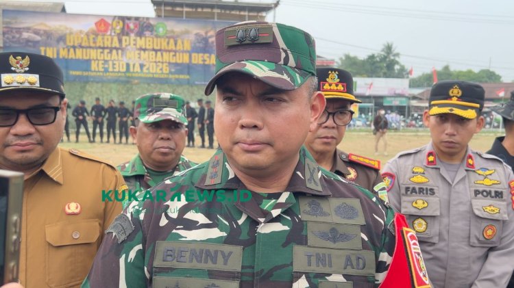 Kodim 0906 Kukar Masukkan Edukasi Stunting dalam Program TMMD ke 130