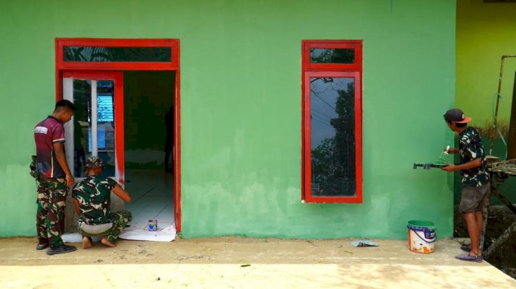 Satgas TMMD 130 Bikin Warga Tudungan Nyaman Beribadah, Langgar Al-Hikmah Mulai Direhab