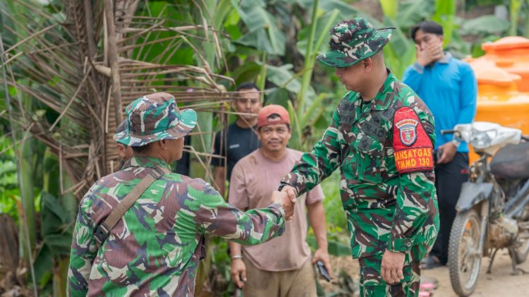TMMD Kukar Hadirkan Sumur Bor  Ramah Lingkungan