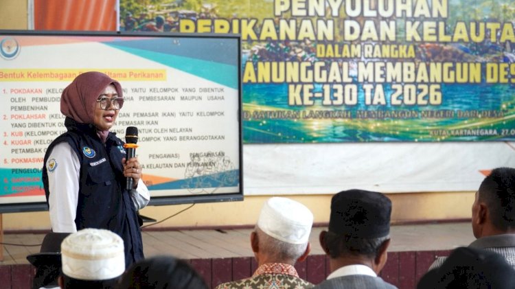 Ancam Ekosistem Perairan, Penyuluhan TMMD 130 Tegaskan Larangan Penggunaan Setrum Ikan