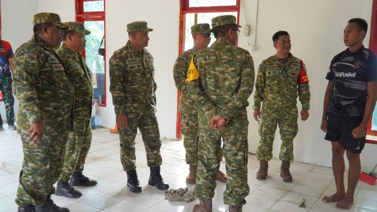 Pastikan Kesesuaian Pembangunan Sarana Ibadah, Tim Wasev Pusterad Tinjau Langgar Al-Hikmah Tudungan