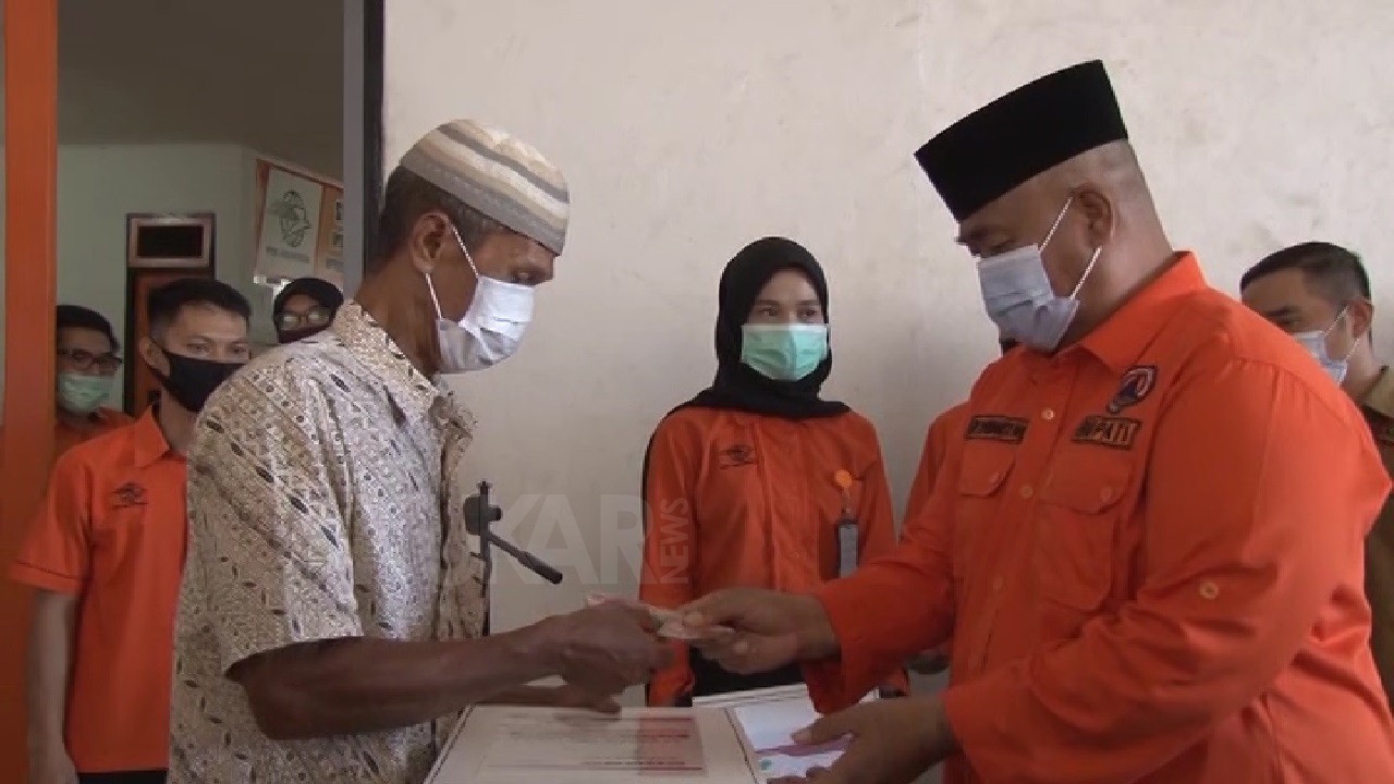 Penyaluran Bantuan Tunai Sosial dari Kementrian Sosial RI