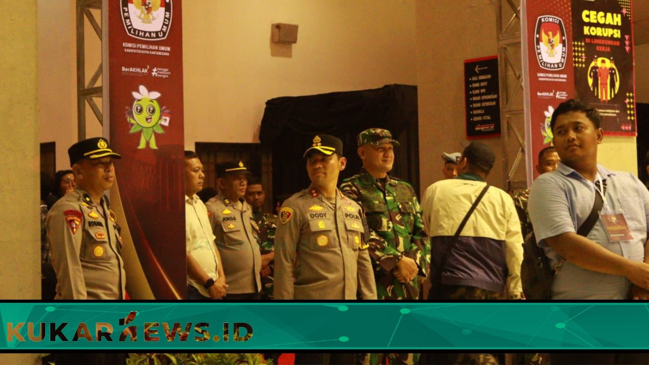 Pengamanan Ketat oleh 220 Personel Polres Kukar dalam Debat Publik Pemungutan Suara Ulang