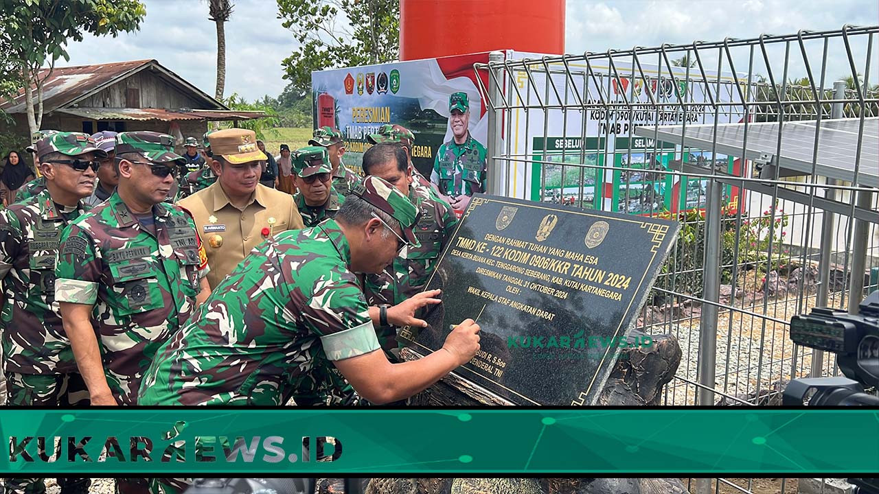 Wakasad Resmikan TMAB Desa Kerta Buana