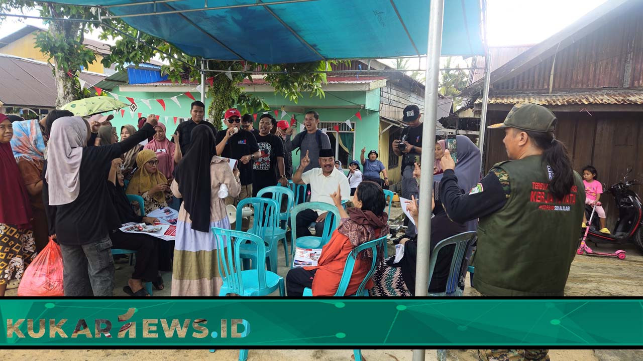 Edi Damansyah Sapa Warga di Tengah Hujan, Tegaskan Komitmen Pemberdayaan